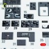 Kelik K48142 Do-217 K/M - interior 3D decals for ICM kit (1/48)